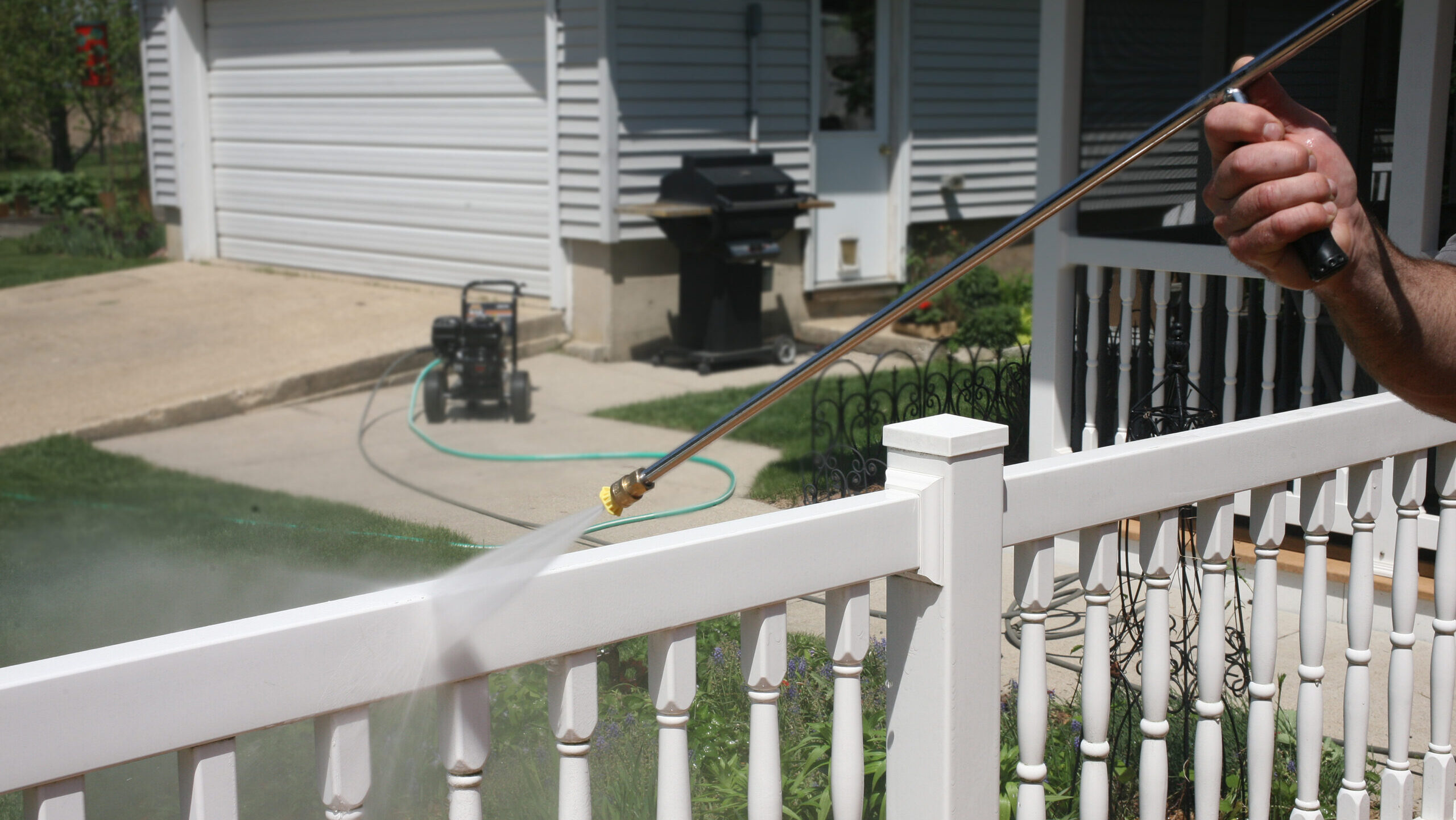 clean fence